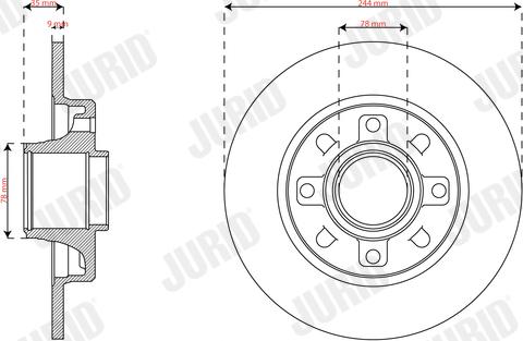 Jurid 563402J-1 - Discofreno autozon.pro