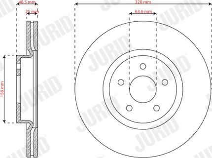 Jurid 563435J - Discofreno autozon.pro