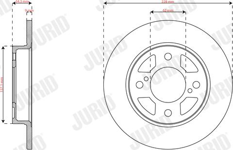 Jurid 563584JC - Discofreno autozon.pro