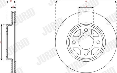 Jurid 563389JC - Discofreno autozon.pro