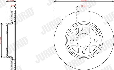 Jurid 563389JC - Discofreno autozon.pro