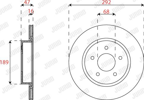 Jurid 563299JC - Discofreno autozon.pro