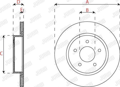 Jurid 563299JC - Discofreno autozon.pro