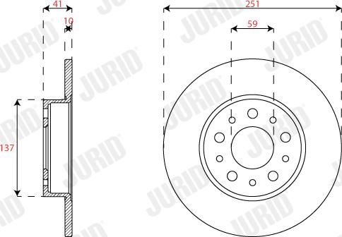 Jurid 563295JC - Discofreno autozon.pro