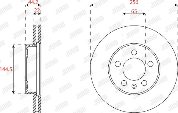 Jurid 563227JC - Discofreno autozon.pro