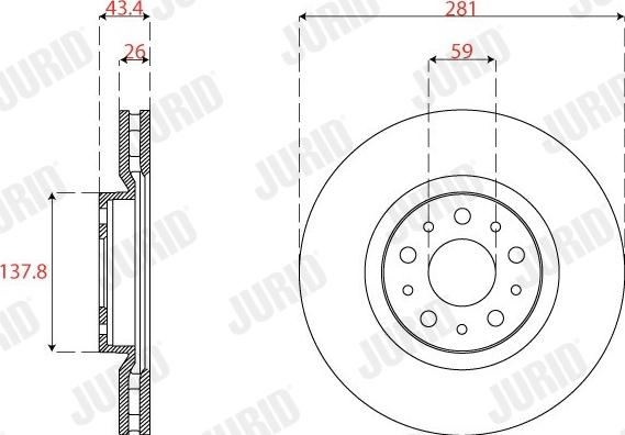 Jurid 563274JC-1 - Discofreno autozon.pro