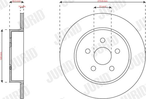 Jurid 563741JC - Discofreno autozon.pro