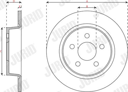 Jurid 563768J - Discofreno autozon.pro