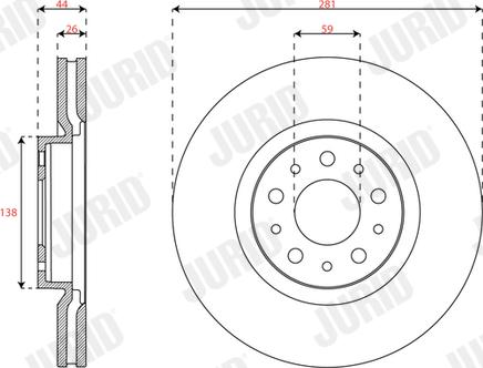 Jurid 563719JC - Discofreno autozon.pro