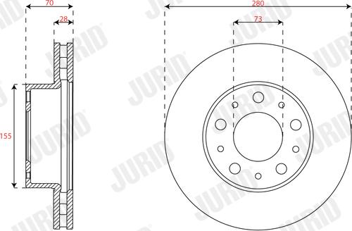 Jurid 563716JC - Discofreno autozon.pro