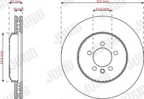 Jurid 563722JVC-1 - Discofreno autozon.pro