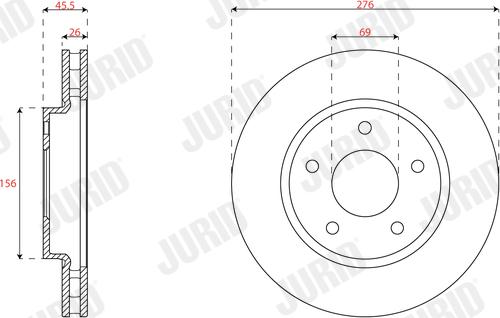 Jurid 562784JC - Discofreno autozon.pro