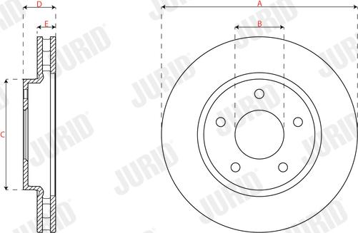 Jurid 562784JC - Discofreno autozon.pro