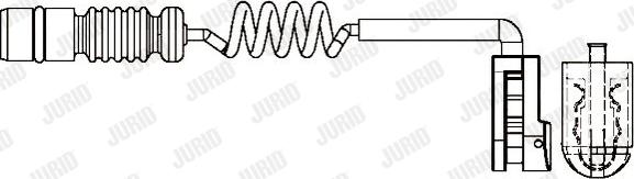 Jurid 581384 - Contatto segnalazione, Usura past. freno / mat. d'attrito autozon.pro