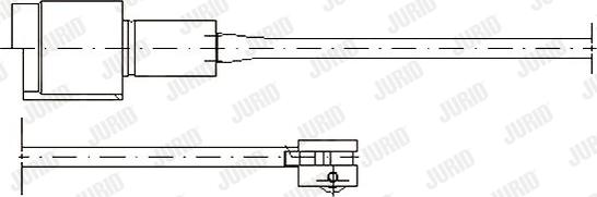 Jurid 581329 - Contatto segnalazione, Usura past. freno / mat. d'attrito autozon.pro