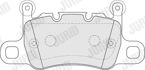 Jurid 574102J - Kit pastiglie freno, Freno a disco autozon.pro