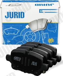 Jurid 575135J-D - Kit pastiglie freno, Freno a disco autozon.pro