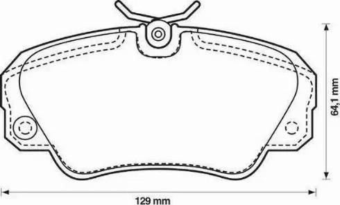 BOSCH 986460939 - Kit pastiglie freno, Freno a disco autozon.pro