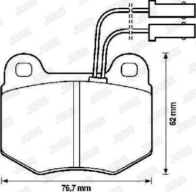 Lucas Electrical GDB 611 - Kit pastiglie freno, Freno a disco autozon.pro