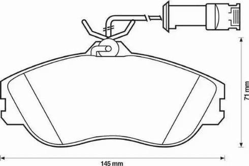 Jurid 571402J-AS - Kit pastiglie freno, Freno a disco autozon.pro