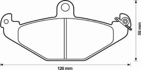 Jurid 571425J-AS - Kit pastiglie freno, Freno a disco autozon.pro