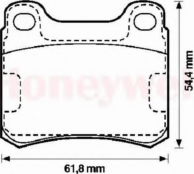 Jurid 571555JAS - Kit pastiglie freno, Freno a disco autozon.pro