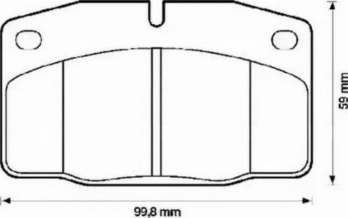 Jurid 571539J-AS - Kit pastiglie freno, Freno a disco autozon.pro