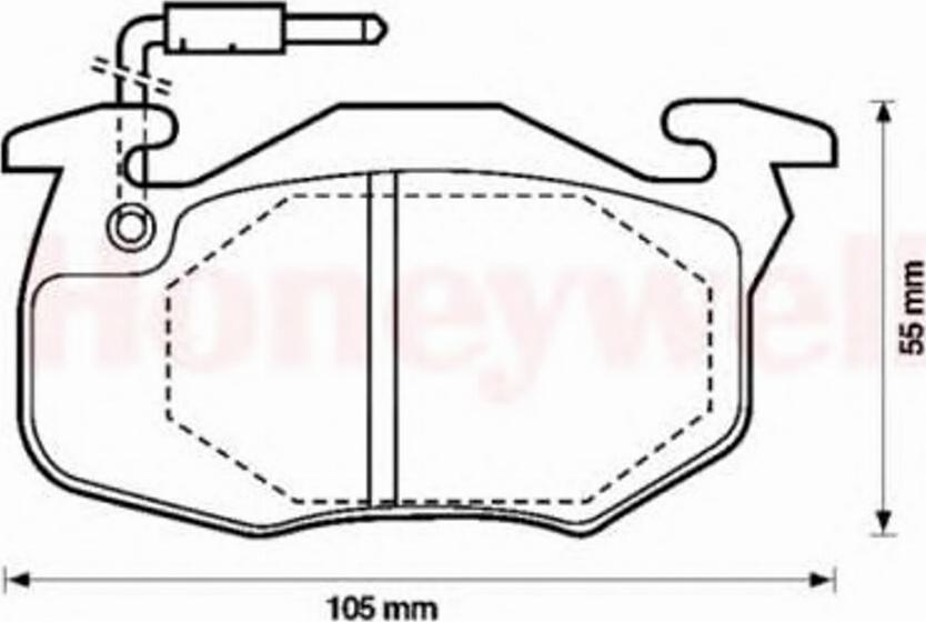 Jurid 571525JAS - Kit pastiglie freno, Freno a disco autozon.pro