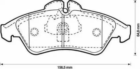 Jurid 571844J-AS - Kit pastiglie freno, Freno a disco autozon.pro