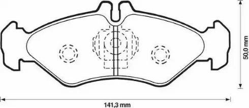 Jurid 571846J-AS - Kit pastiglie freno, Freno a disco autozon.pro