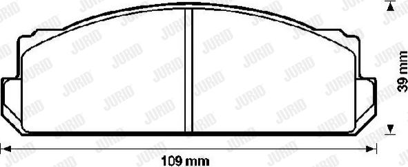 Jurid 571810J - Kit pastiglie freno, Freno a disco autozon.pro