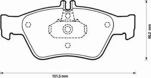 Jurid 571877J-AS - Kit pastiglie freno, Freno a disco autozon.pro