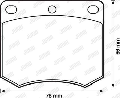 Jurid 571247D - Kit pastiglie freno, Freno a disco autozon.pro