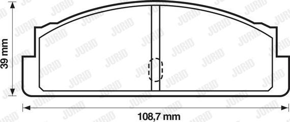 Jurid 571226J - Kit pastiglie freno, Freno a disco autozon.pro