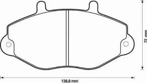 BOSCH F 026 000 102 - Kit pastiglie freno, Freno a disco autozon.pro