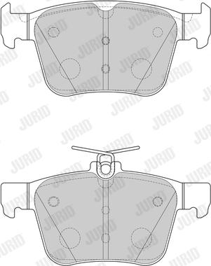 Jurid 573415J - Kit pastiglie freno, Freno a disco autozon.pro