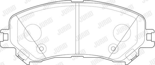 Jurid 573673J - Kit pastiglie freno, Freno a disco autozon.pro