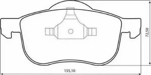 Jurid 573003J-AS - Kit pastiglie freno, Freno a disco autozon.pro