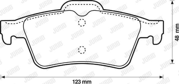 Jurid 573018J - Kit pastiglie freno, Freno a disco autozon.pro