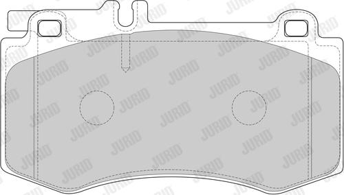 Jurid 573344J - Kit pastiglie freno, Freno a disco autozon.pro