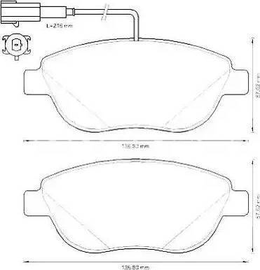 RIDER RD.3323.DB1482 - Kit pastiglie freno, Freno a disco autozon.pro