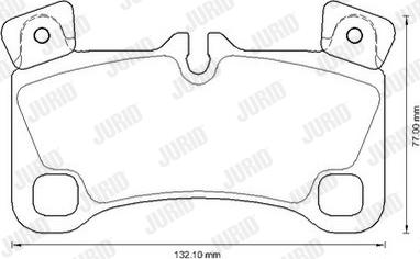 Jurid 573339JC - Kit pastiglie freno, Freno a disco autozon.pro