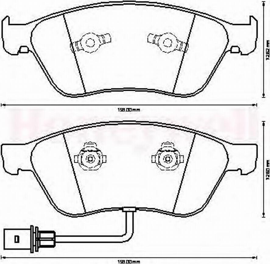 Jurid 573207J-AS - Kit pastiglie freno, Freno a disco autozon.pro