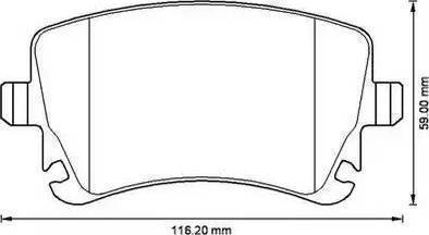 RIDER RD.3323.DB1557 - Kit pastiglie freno, Freno a disco autozon.pro