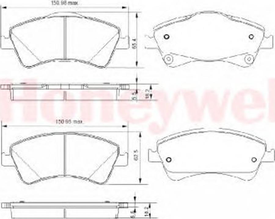 Jurid 572525JAS - Kit pastiglie freno, Freno a disco autozon.pro