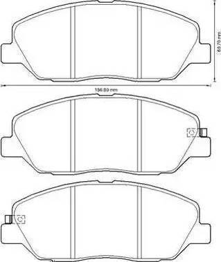 RIDER RD.3323.DB4111 - Kit pastiglie freno, Freno a disco autozon.pro