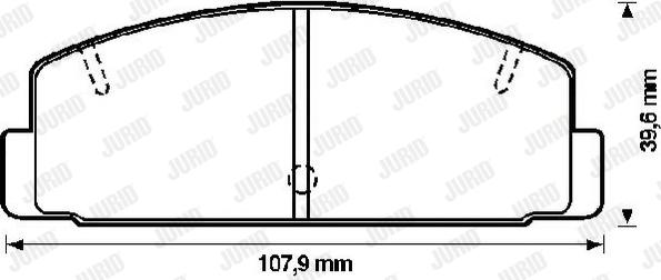 Jurid 572193J - Kit pastiglie freno, Freno a disco autozon.pro