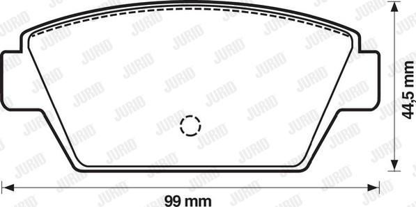 Advics D2N028T - Kit pastiglie freno, Freno a disco autozon.pro