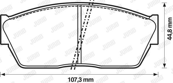 Jurid 572180J - Kit pastiglie freno, Freno a disco autozon.pro