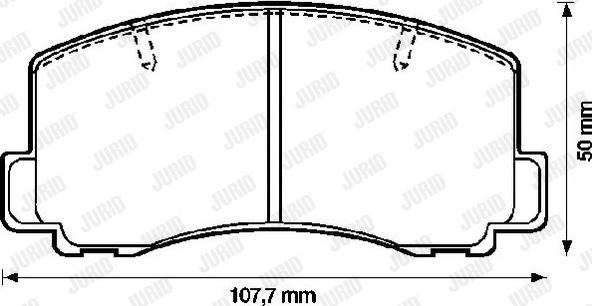 Jurid 572187J - Kit pastiglie freno, Freno a disco autozon.pro